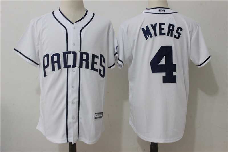 San Diego Padres #4 Wil Myers White New Cool Base Jersey,We sell and wholesale San Diego Padres #4 Wil Myers White New Cool Base Jersey on line form chian!